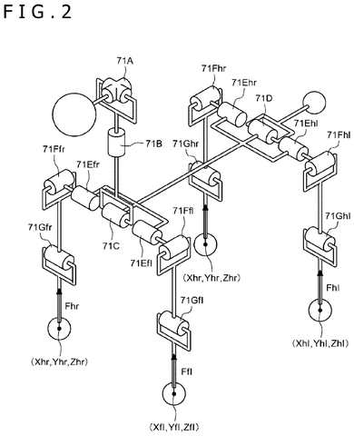 Skeletal linkage and joint actuators, drawing sheet 2 from US 2026/0233114 A1