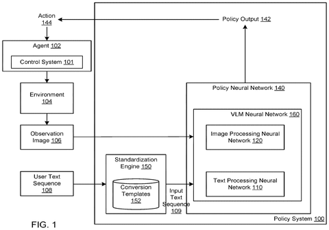 System architecture for robot control, drawing sheet 1 from US 2026/0233388 A1