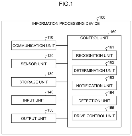 Information processing device internal components, drawing sheet 1 from US 2026/0233749 A1