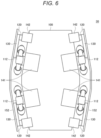 Underside view with specialized rollers, drawing sheet 6 from US 2026/0233794 A1