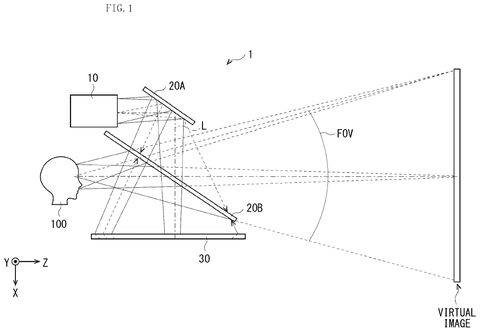 Head-up display system overview., drawing sheet 1 from US 2026/0235870 A1