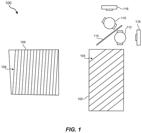 Dichroic mirror system components, drawing sheet 1 from US 2026/0235880 A1
