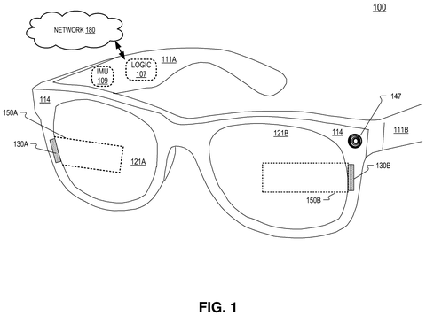 Smart glasses with cameras, drawing sheet 1 from US 2026/0235936 A1