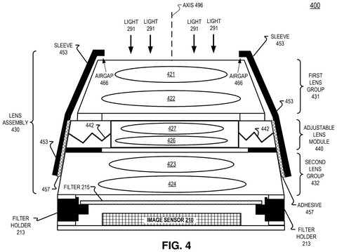 Cross-section of camera lens, drawing sheet 5 from US 2026/0235936 A1
