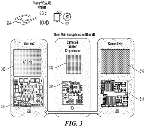 Subsystems inside a wireless headset, drawing sheet 3 from US 2026/0236082 A1