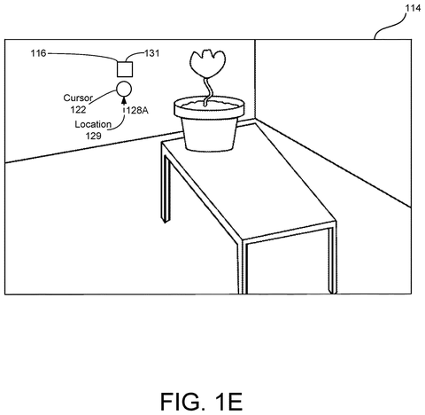 Cursor aligned below target icon, drawing sheet 5 from US 2026/0236092 A1