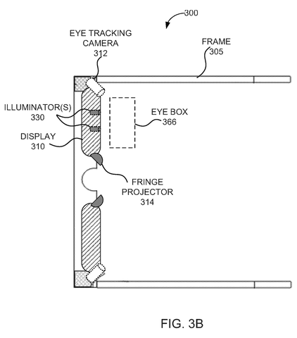 Top cross-section of glasses frame, drawing sheet 4 from US 2026/0236094 A1