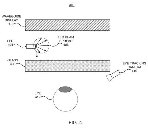 Optical layout with waveguide display, drawing sheet 5 from US 2026/0236094 A1