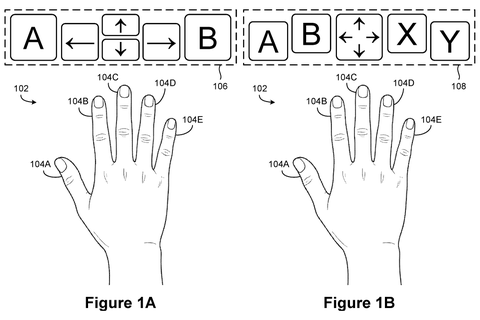 Finger positions and virtual button layouts, drawing sheet 1 from US 2026/0236099 A1