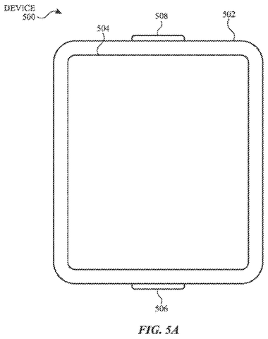 Square device hardware outline, drawing sheet 7 from US 2026/0236115 A1