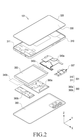 Exploded view of device components, drawing sheet 2 from US 2026/0236131 A1
