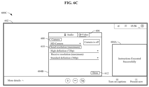 Interface showing successful instruction completion, drawing sheet 8 from US 2026/0236136 A1