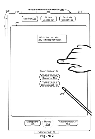 Front view with touch sensor, drawing sheet 3 from US 2026/0236161 A1