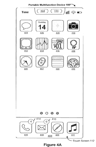 Home screen app grid, drawing sheet 5 from US 2026/0236161 A1