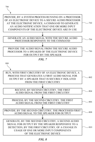 Process for generating audio alerts, drawing sheet 6 from US 2026/0236218 A1