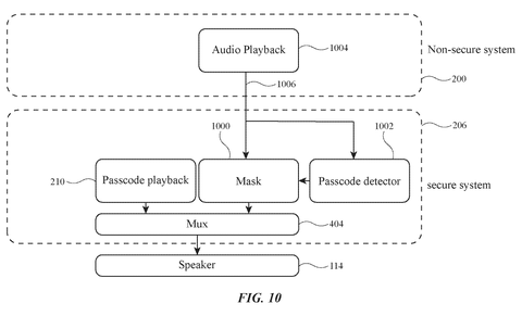 Audio signal modification flowchart, drawing sheet 8 from US 2026/0236218 A1