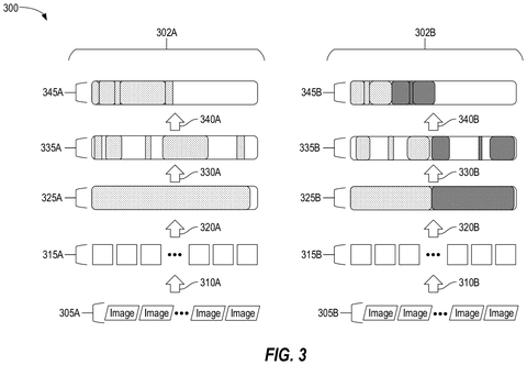 Image token processing pipelines comparison, drawing sheet 3 from US 2026/0236402 A1