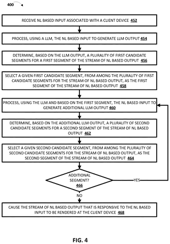 Alternative output generation process flow, drawing sheet 4 from US 2026/0236495 A1