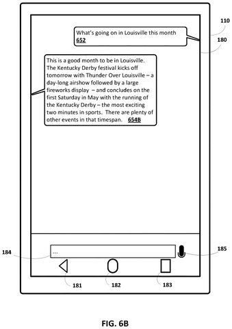 Mobile interface showing complete text response, drawing sheet 7 from US 2026/0236495 A1