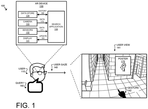Headset capturing user's visual perspective, drawing sheet 1 from US 2026/0236526 A1