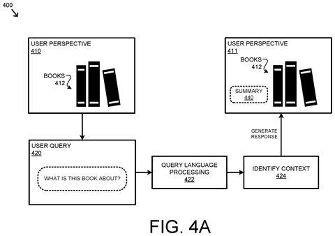 Processing a book-related query, drawing sheet 4 from US 2026/0236526 A1