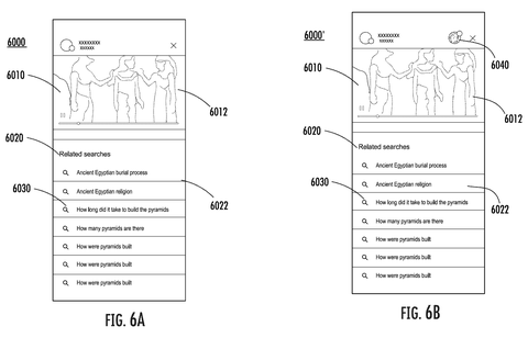 Search queries related to video content, drawing sheet 8 from US 2026/0236531 A1