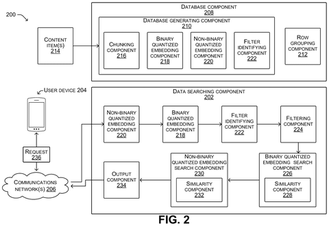 Two stage database search process, drawing sheet 2 from US 2026/0236537 A1