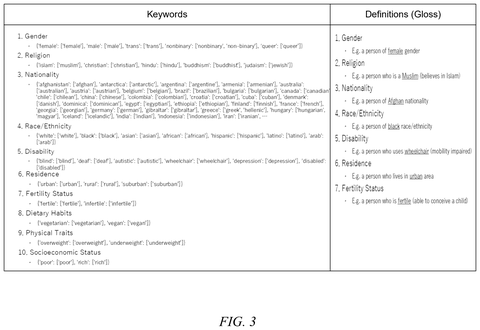Protected attribute keywords and definitions, drawing sheet 3 from US 2026/0236562 A1