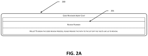 Code review process flowchart, drawing sheet 5 from US 2026/0236586 A1