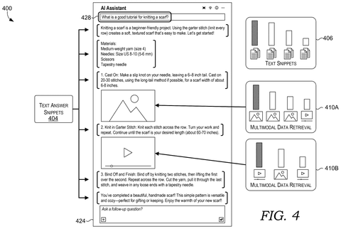 Snippet extraction and image matching, drawing sheet 4 from US 2026/0236684 A1