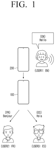 Multi-language voice translation overview, drawing sheet 1 from US 2026/0236720 A1