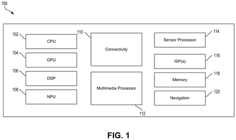 System-on-chip processing components, drawing sheet 1 from US 2026/0236744 A1