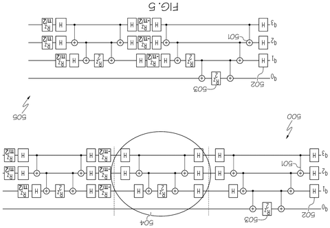 Quantum gate sequence and circuit mapping, drawing sheet 5 from US 2026/0236819 A1