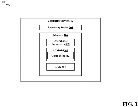 Computing device memory structure, drawing sheet 3 from US 2026/0236830 A1