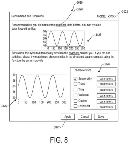 Recommendation and simulation screen, drawing sheet 8 from US 2026/0236847 A1