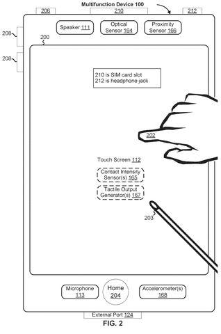 Multifunction device being held, drawing sheet 3 from US 2026/0236890 A1