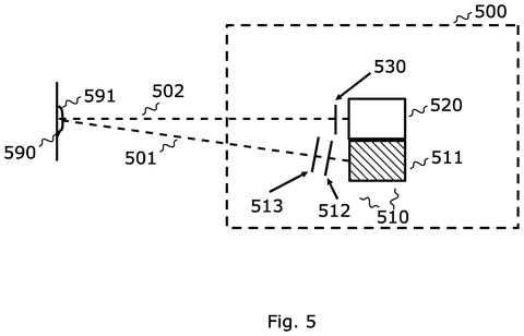 Optical sensor and light filter configuration, drawing sheet 5 from US 2026/0237041 A1