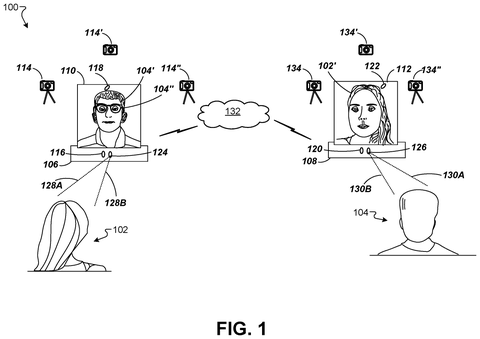 Two-way video communication system, drawing sheet 1 from US 2026/0237093 A1