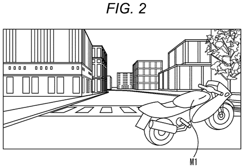 Virtual urban environment on display, drawing sheet 2 from US 2026/0237149 A1