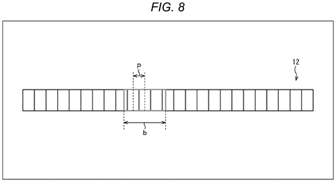 Pixel pitch and blur comparison, drawing sheet 8 from US 2026/0237149 A1