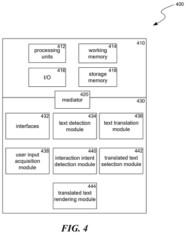 Smart glasses viewing foreign signs, drawing sheet 6 from US 2026/0237161 A1
