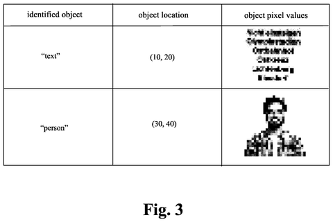 Detected object attributes and coordinates, drawing sheet 3 from US 2026/0237163 A1