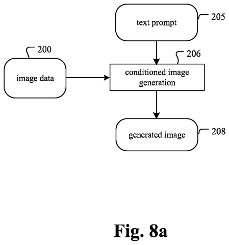 Conditioned image generation workflow, drawing sheet 8 from US 2026/0237163 A1