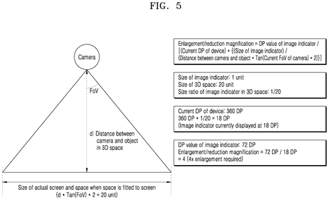 Camera magnification calculation., drawing sheet 5 from US 2026/0237174 A1