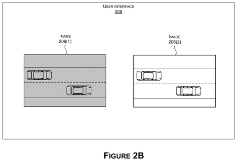 User interface displaying alternative game renderings, drawing sheet 3 from US 2026/0237182 A1