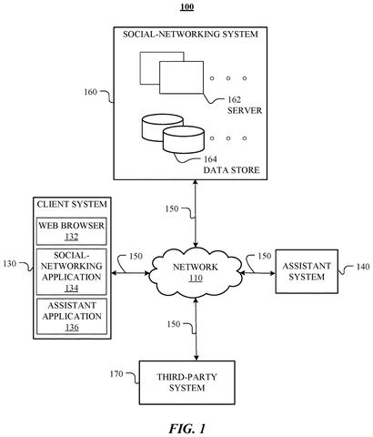 Social networking system network architecture, drawing sheet 1 from US 2026/0237198 A1