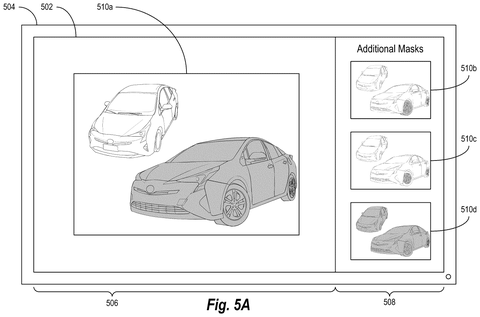 Desktop interface displaying multiple cutout options, drawing sheet 7 from US 2026/0237206 A1