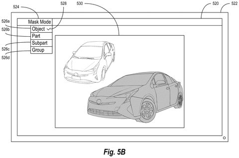 Dropdown menu for selecting cutout detail, drawing sheet 8 from US 2026/0237206 A1