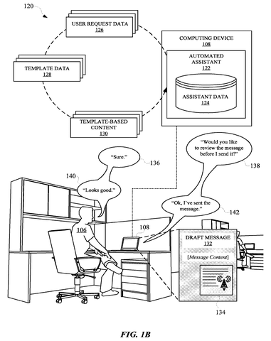 Assistant processing user request data, drawing sheet 2 from US 2026/0238606 A1