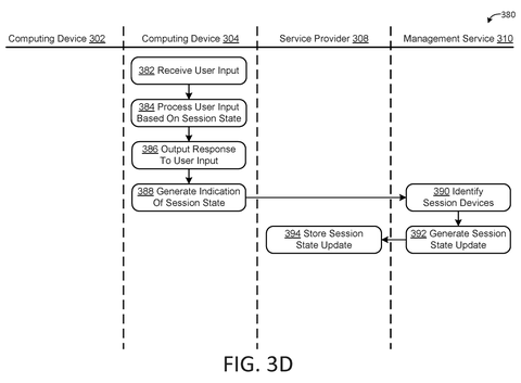 Angled view of tablet device, drawing sheet 7 from US 2026/0238703 A1